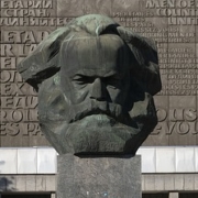 Karl Marx Statue in Leipzig